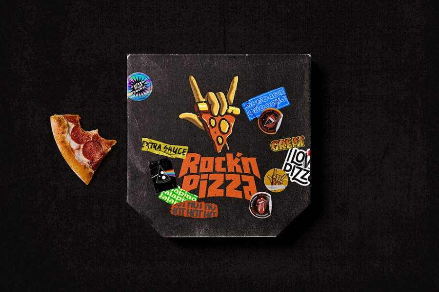 Rock'n Pizza - Verpackungsdesign
