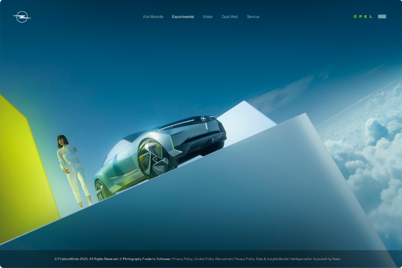 UI/UX Design - Opel Experimental